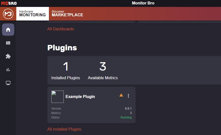 Running plugin